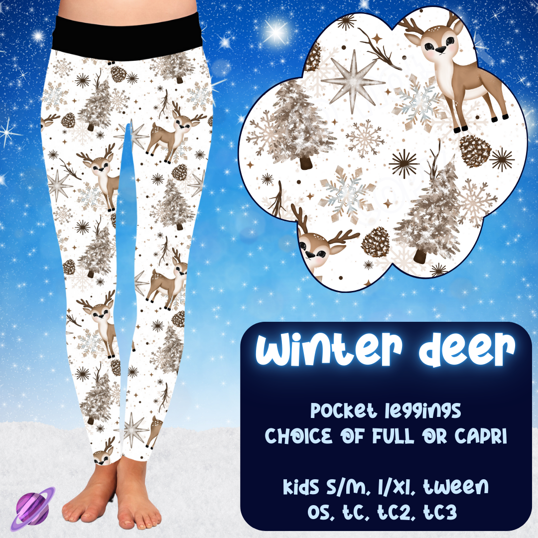 WINTER DEER - LEGGING/CAPRI WINTER RUN CLOSING 10/29