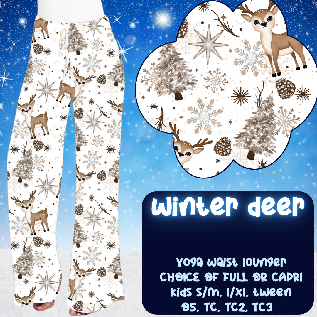 WINTER DEER - LOUNGER WINTER RUN CLOSING 10/29