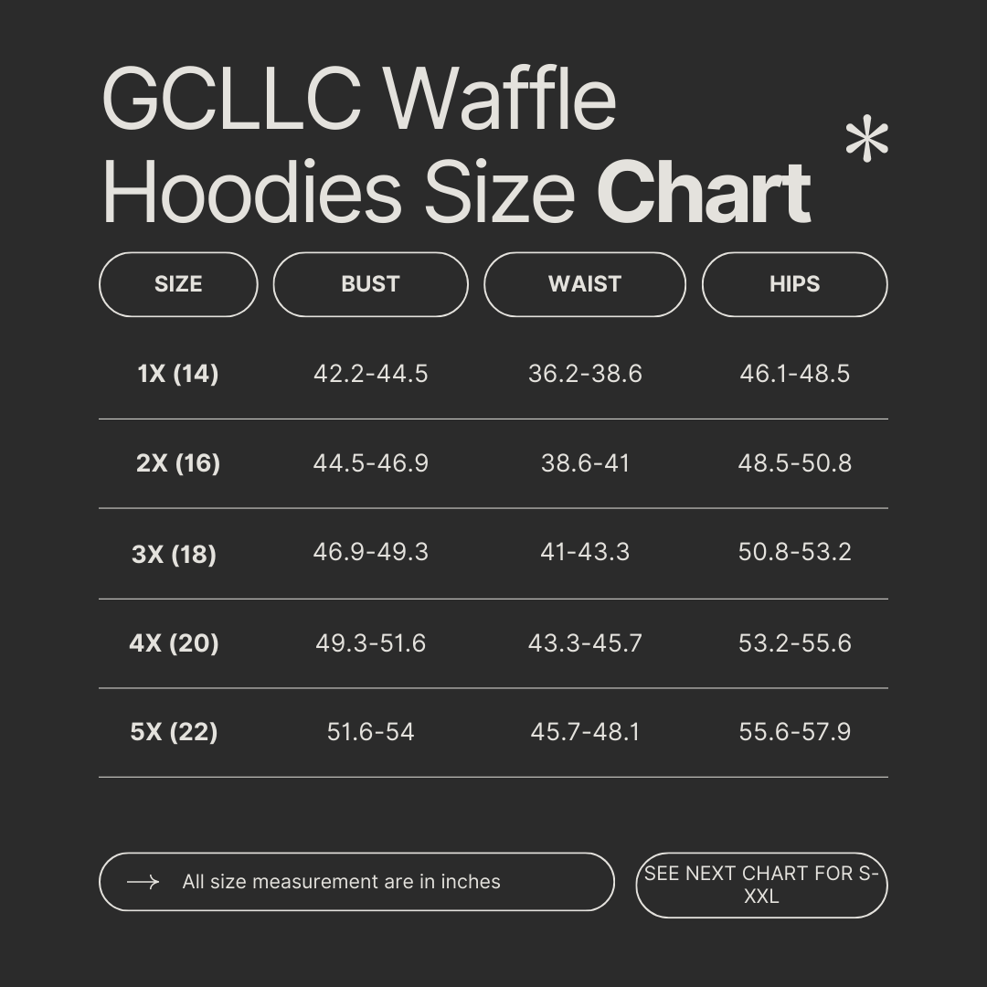 COLD AF - CUSTOM WAFFLE HOODIES PREORDER CLOSING 11/19